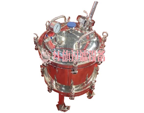Stainless steel positive pressure filter