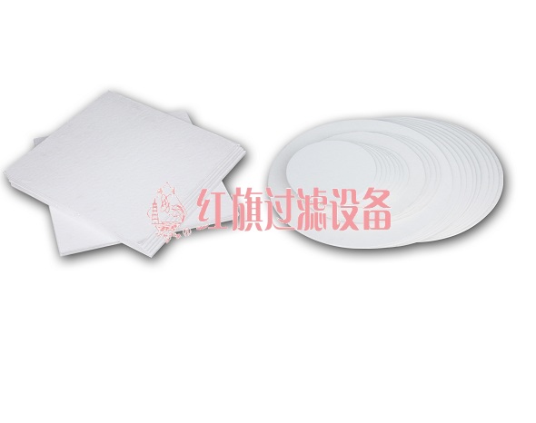 Fiber sterilization clarification filter plate
